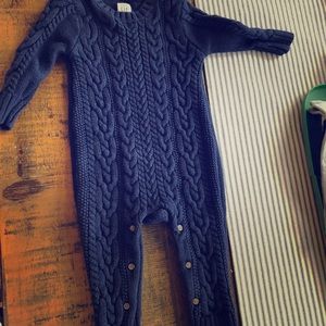 GAP Infant Navy Sweater One Piece